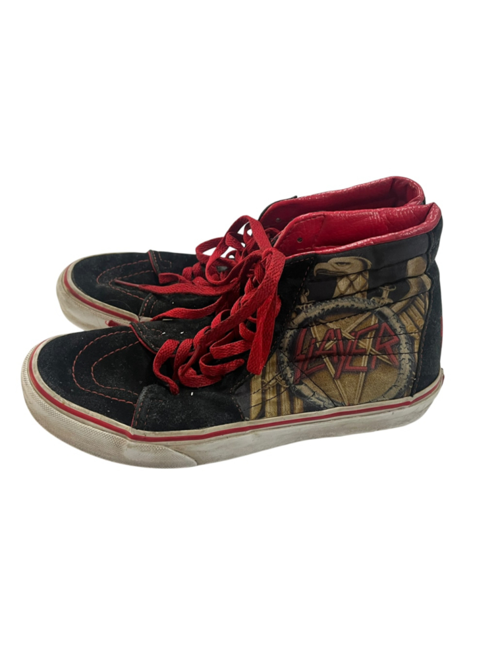 Vans Sk8-Hi x Slayer "Decade Of Aggression" 2008 Collection Shoes Size 6.5M 8W